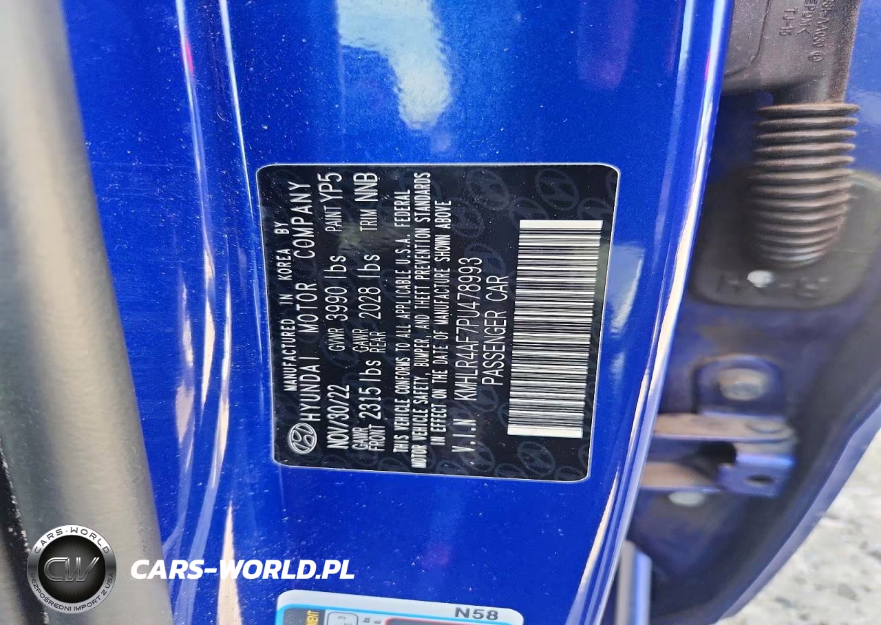 2023 Hyundai Elantra N Line VIN:KMHLR4AF7PU478993 - 13