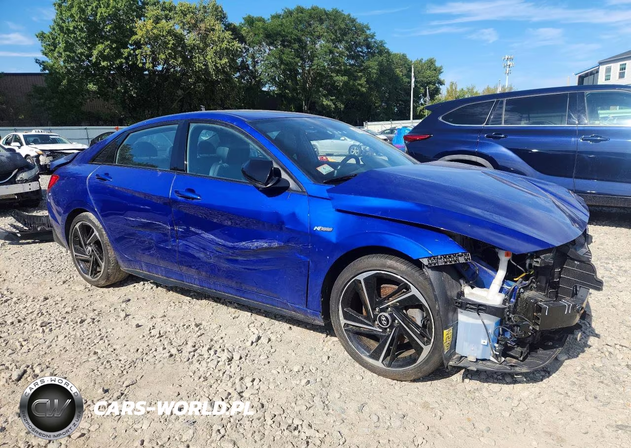 2023 Hyundai Elantra N Line VIN:KMHLR4AF7PU478993 - 4