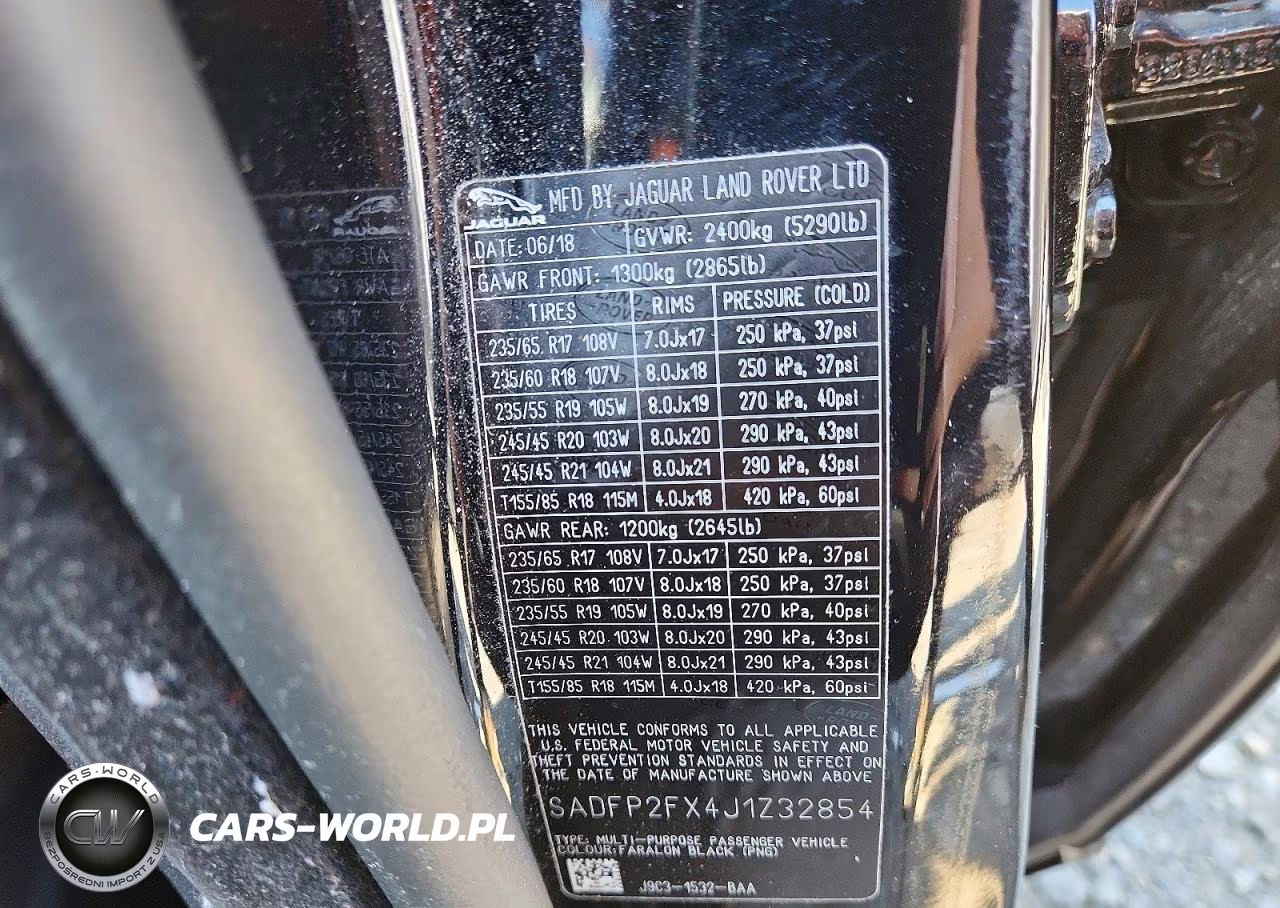 2018 Jaguar E-Pace Se VIN:SADFP2FX4J1Z32854 - 13