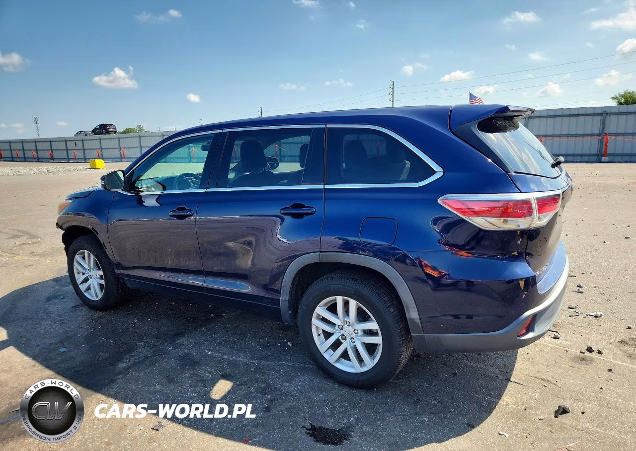 2015 Toyota Highlander Le VIN:5TDZARFH0FS011589 - 2