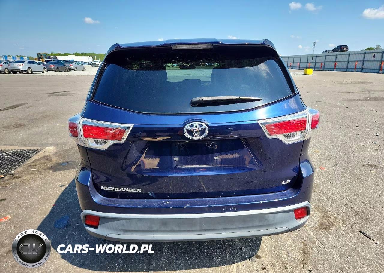 2015 Toyota Highlander Le VIN:5TDZARFH0FS011589 - 6