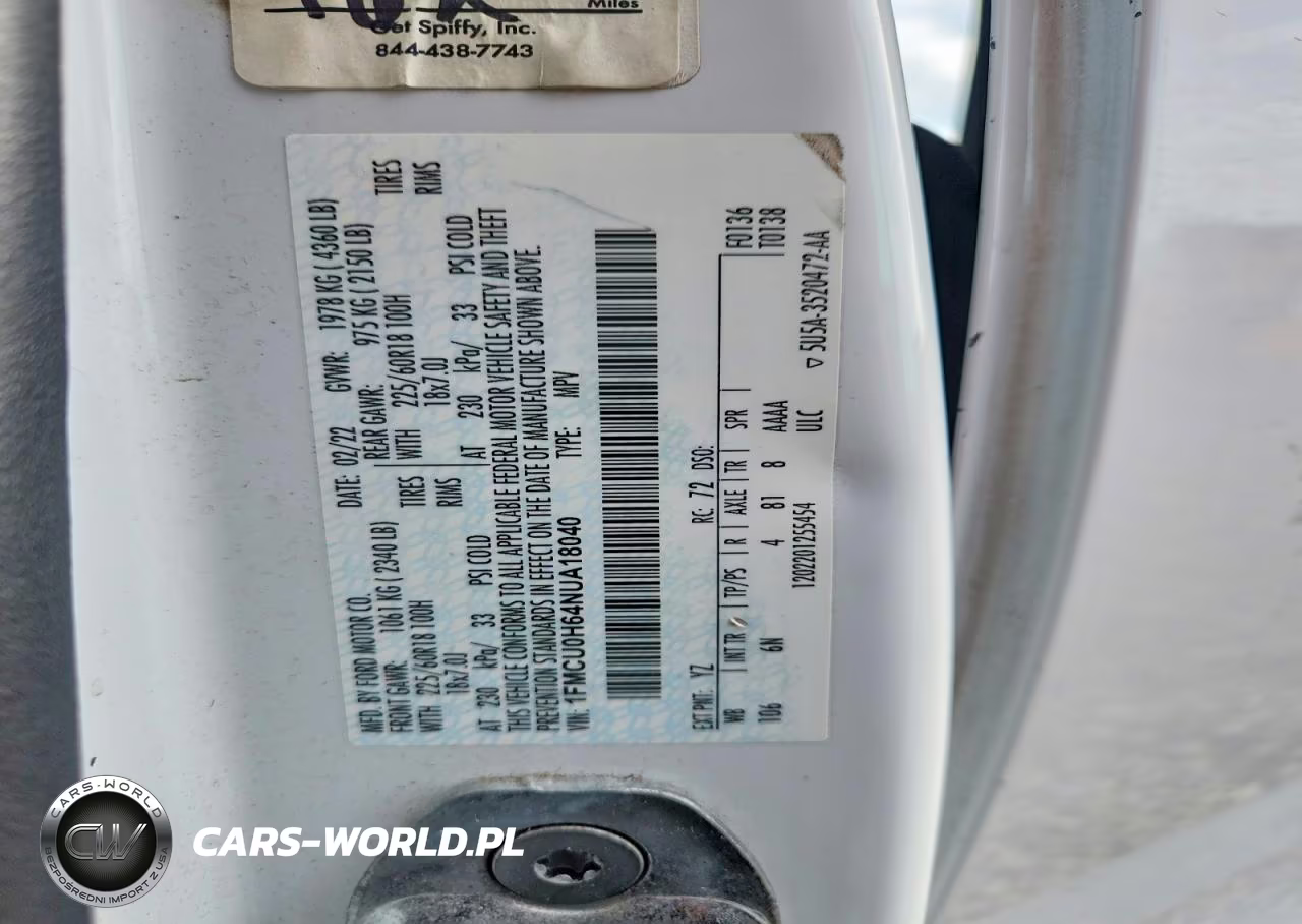 2022 Ford Escape Sel VIN:1FMCU0H64NUA18040 - 13