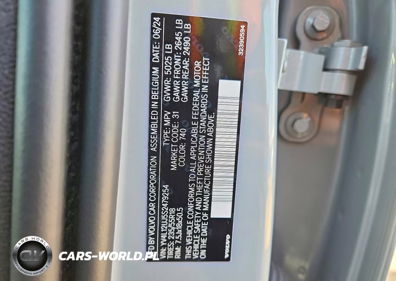 2025 Volvo Xc40 Core VIN:YV4L12UJ5S2479254 - 12