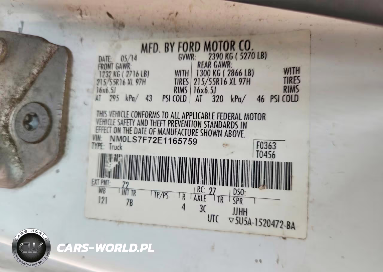 2014 Ford Transit Connect Xlt VIN:NM0LS7F72E1165759 - 13