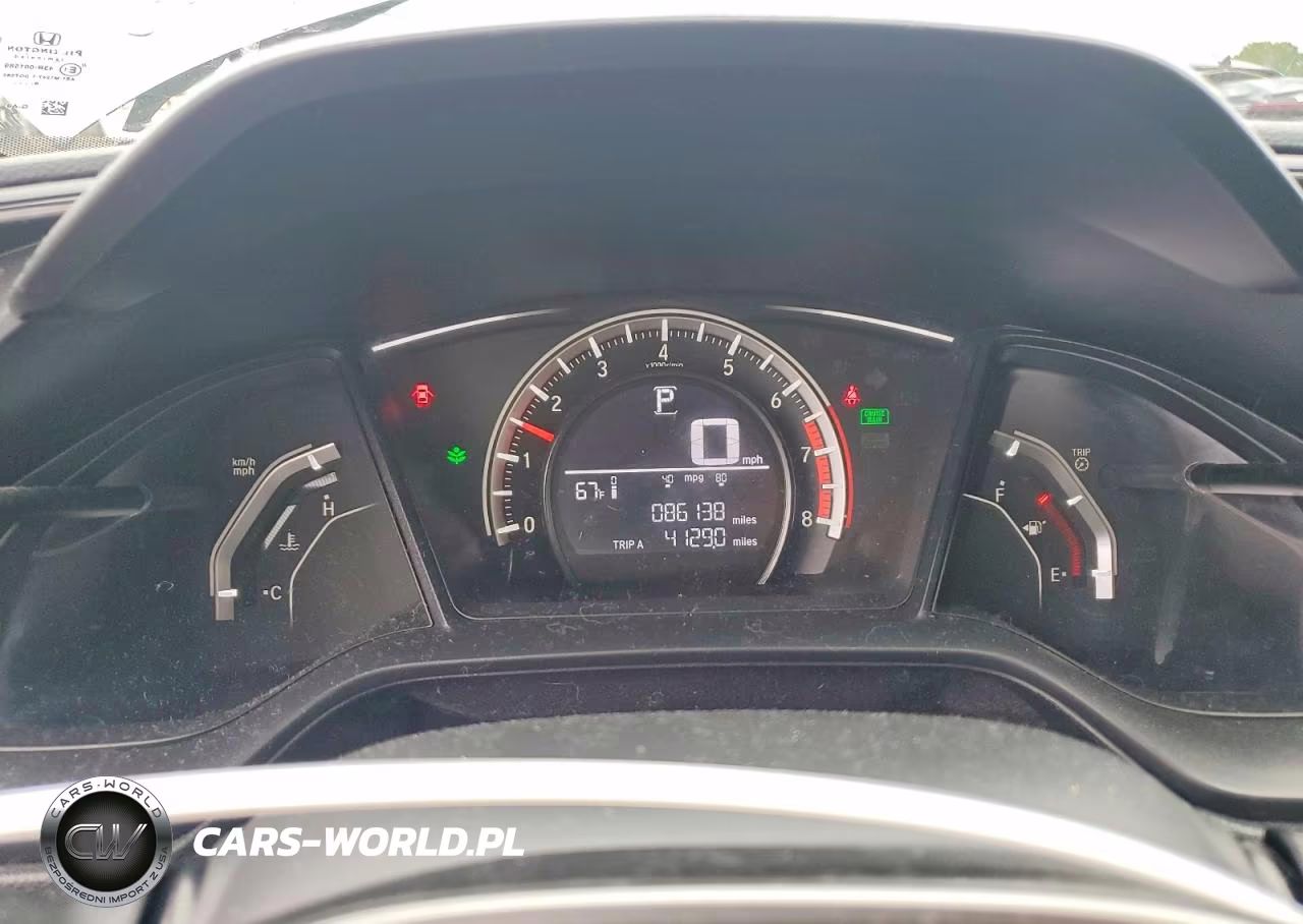 2018 Honda Civic Lx VIN:SHHFK7H22JU433002 - 9