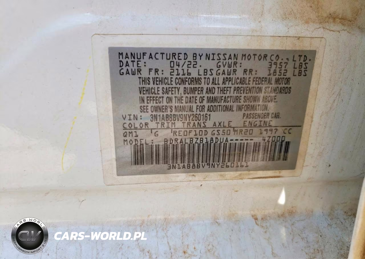 2022 Nissan Sentra S VIN:3N1AB8BV9NY260161 - 12