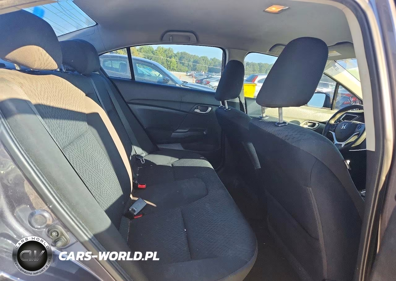 2015 Honda Civic Lx VIN:19XFB2F54FE088604 - 10