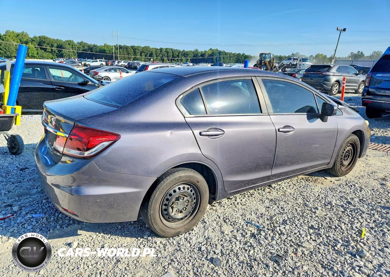 2015 Honda Civic Lx VIN:19XFB2F54FE088604 - 3