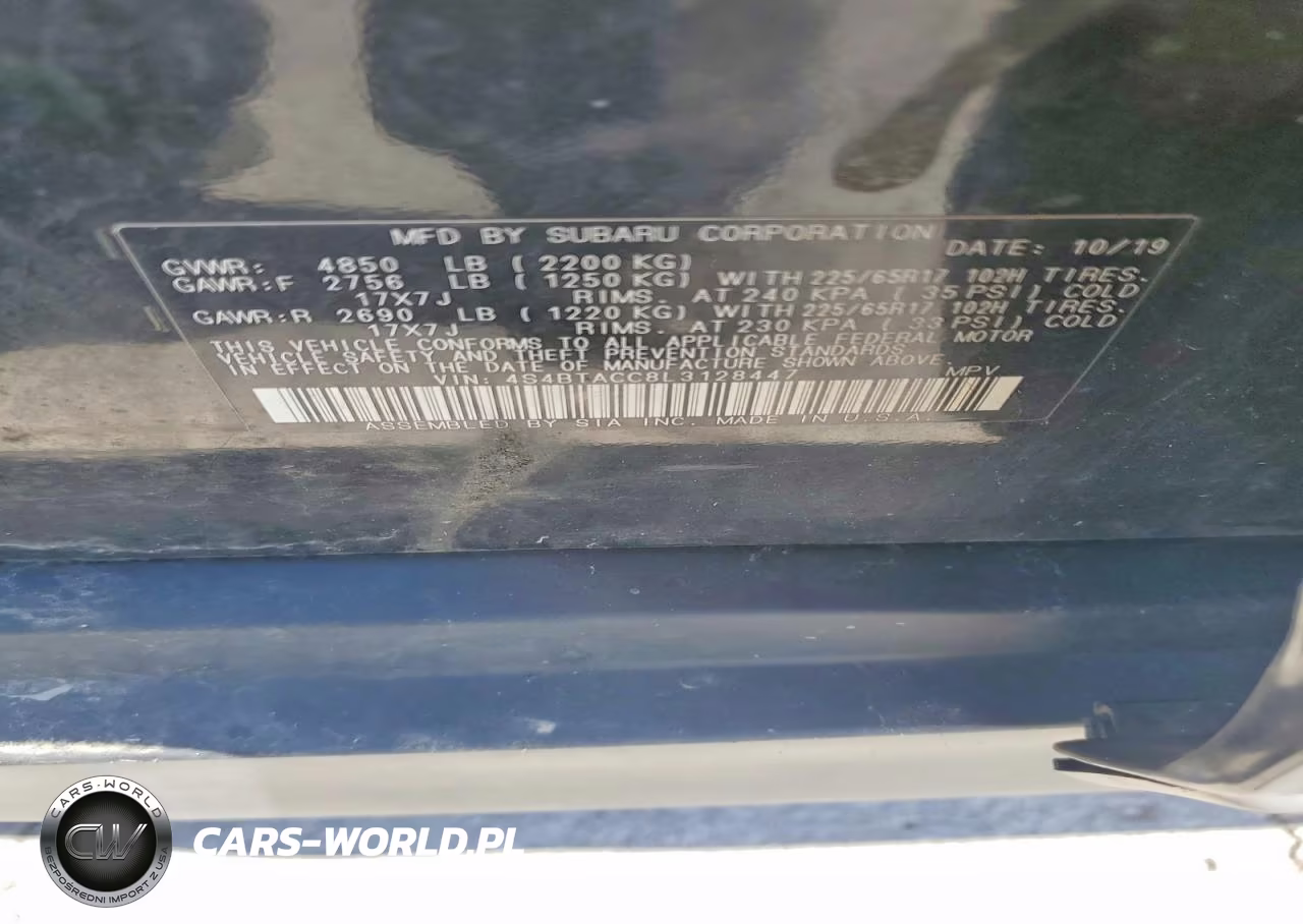 2020 Subaru Outback Premium VIN:4S4BTACC8L3128447 - 13