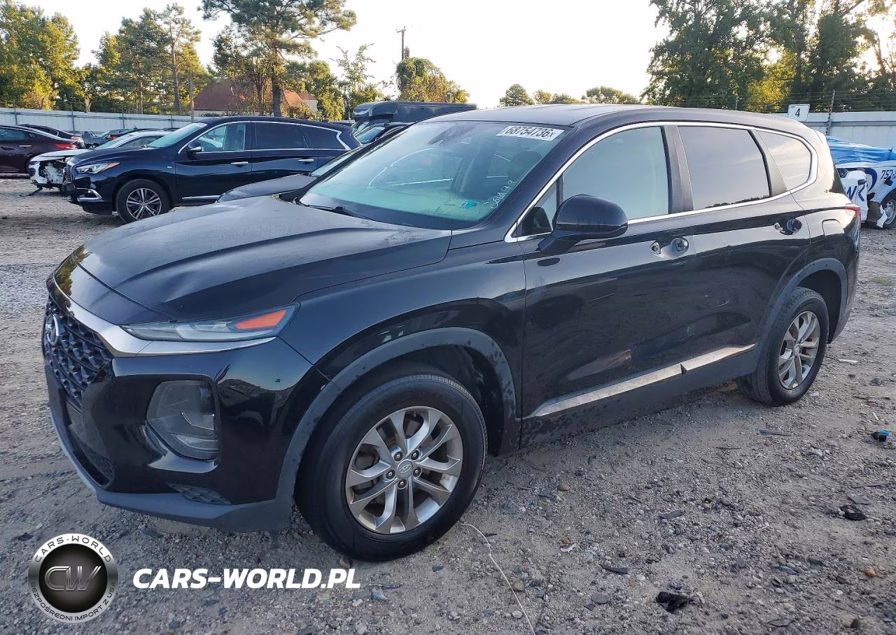 2019 Hyundai Santa Fe Se VIN:5NMS23AD2KH019612 - 1