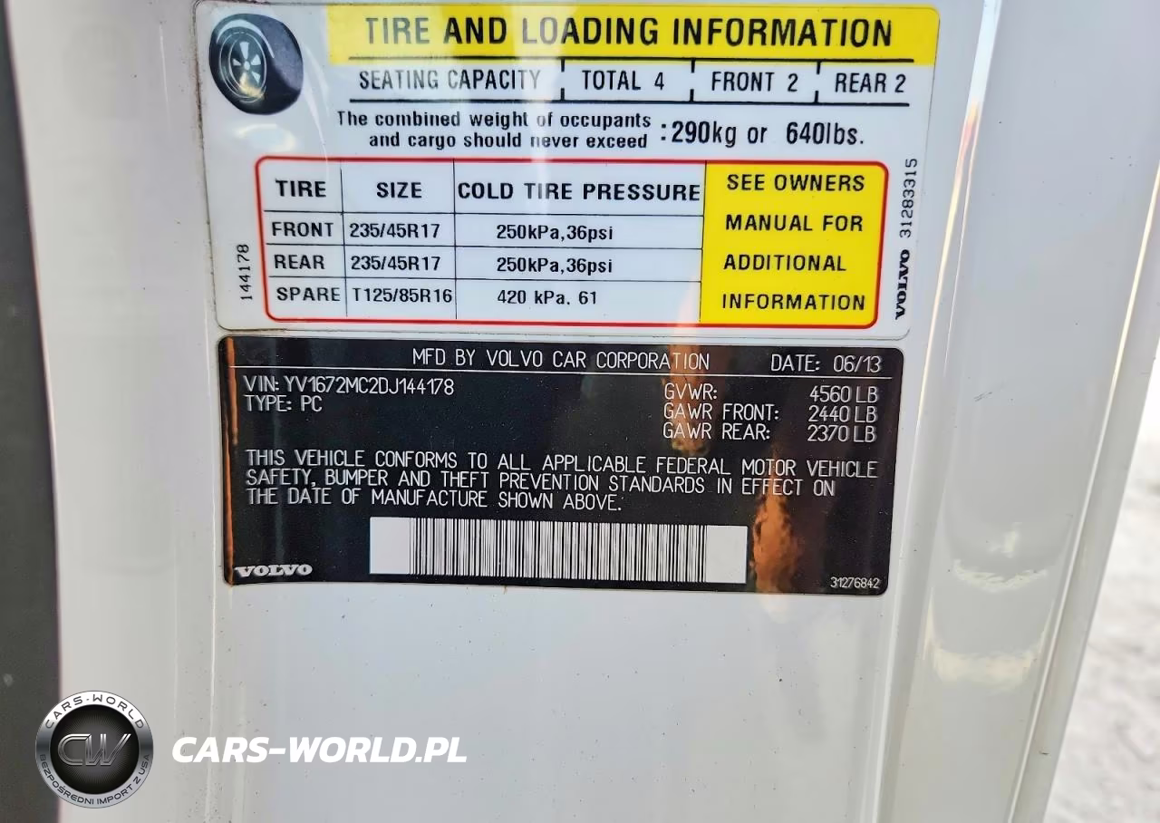2013 Volvo C70 T5 VIN:YV1672MC2DJ144178 - 12