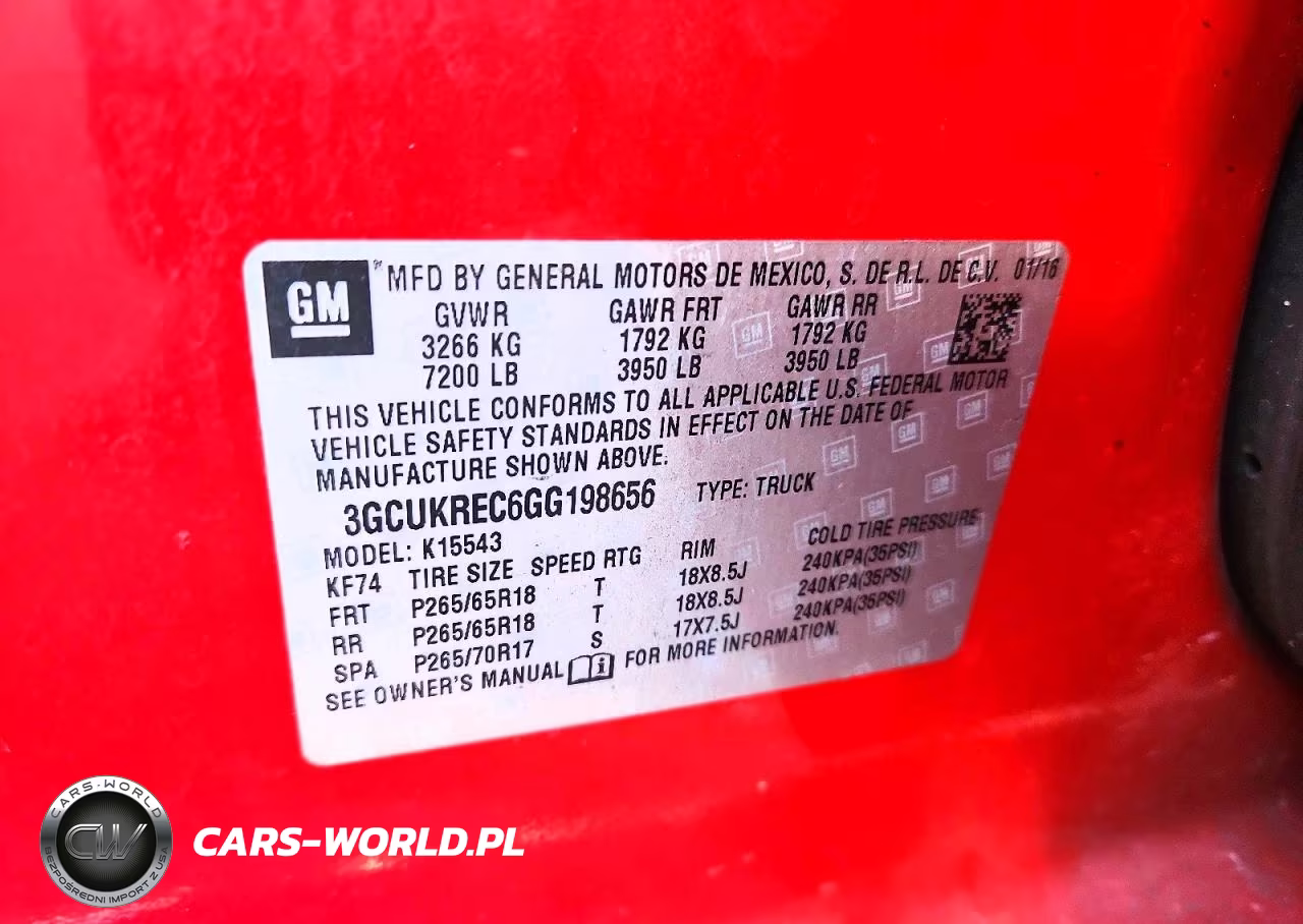 2016 Chevrolet Silverado K1500 Lt VIN:3GCUKREC6GG198656 - 12