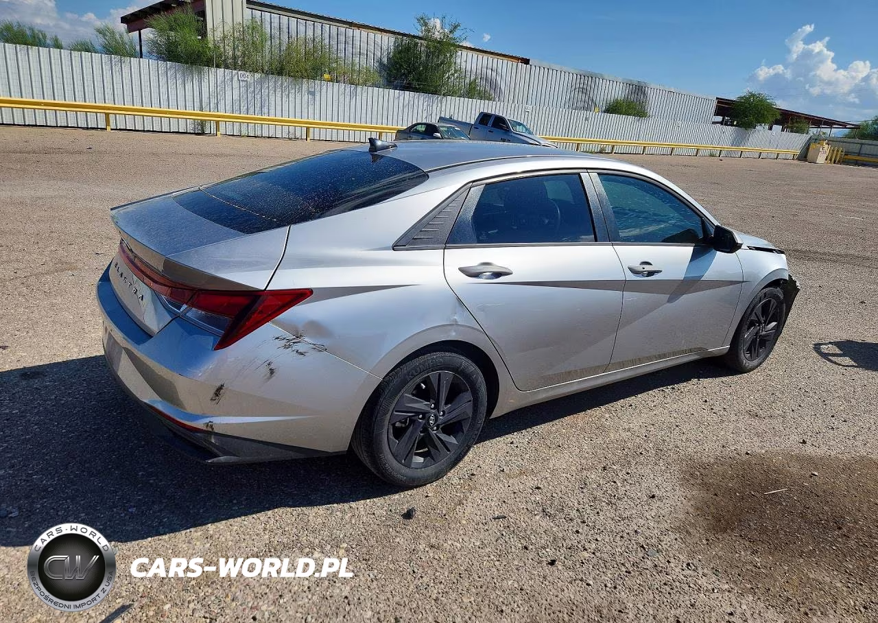 2021 Hyundai Elantra Sel VIN:5NPLM4AG7MH048303 - 3