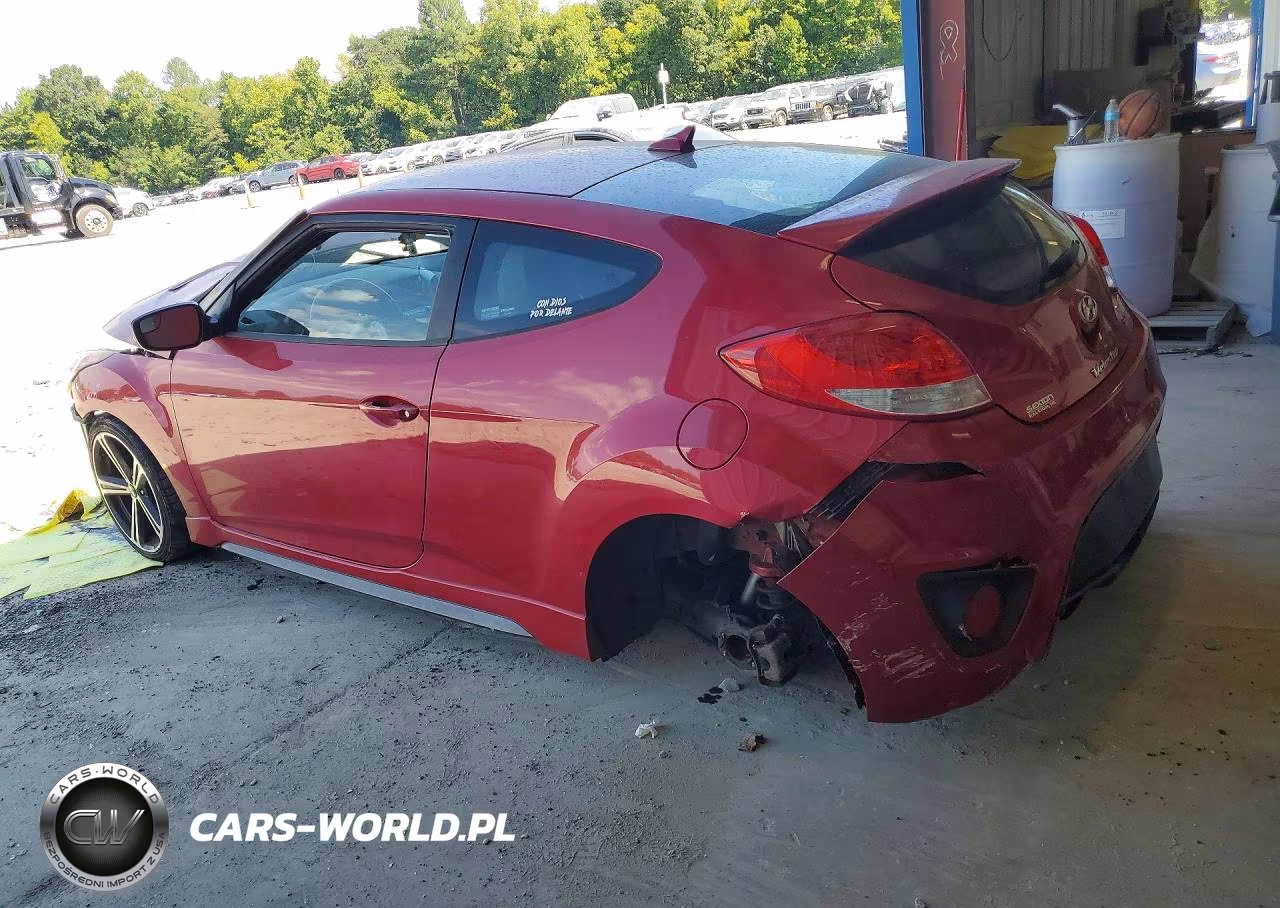 2015 Hyundai Veloster Turbo VIN:KMHTC6AE4FU228291 - 2