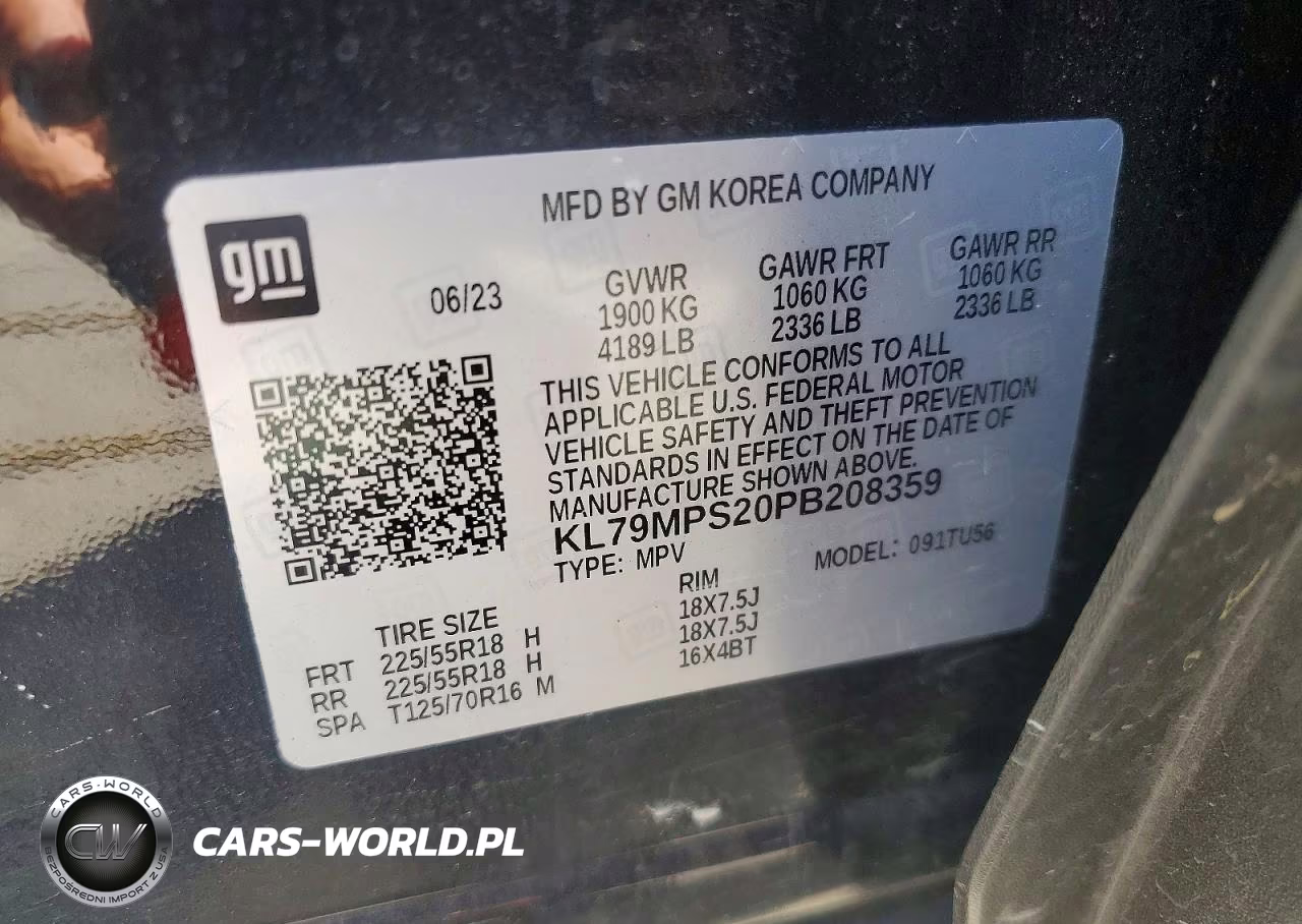 2023 Chevrolet Trailblazer Lt VIN:KL79MPS20PB208359 - 13