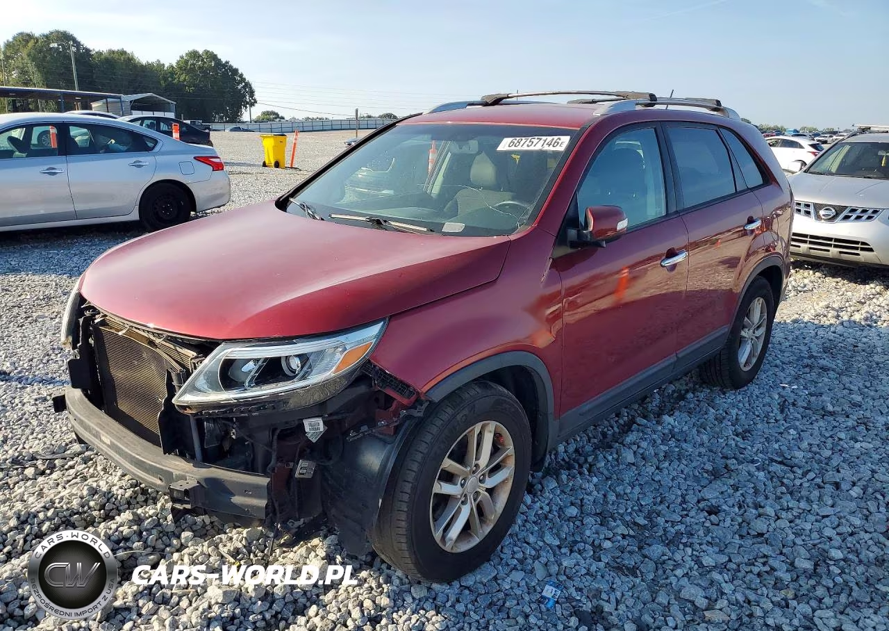 2014 Kia Sorento Lx VIN:5XYKT4A62EG436781 - 1