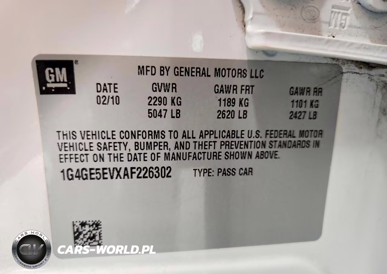 2010 Buick Lacrosse Cxs VIN:1G4GE5EVXAF226302 - 12