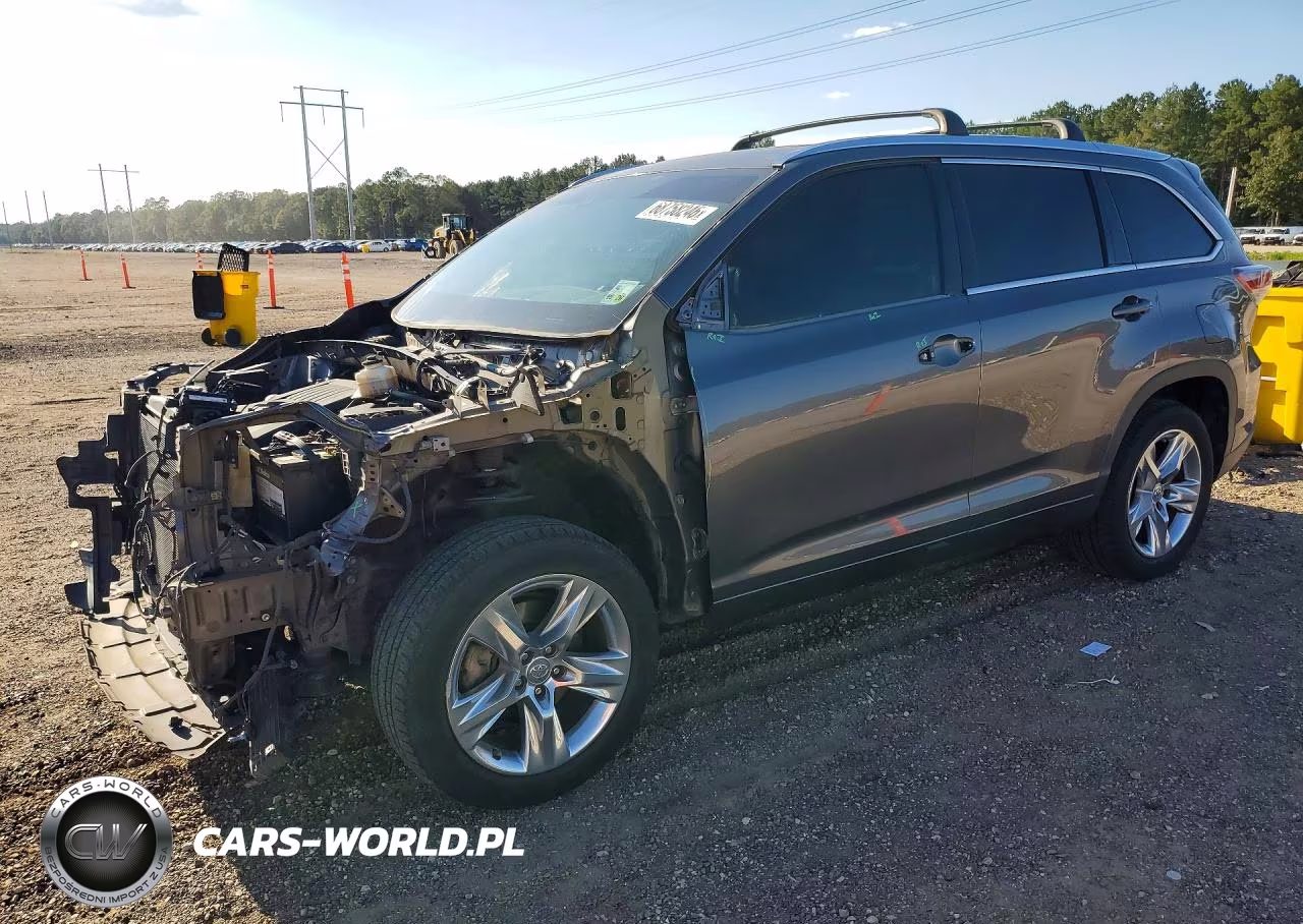2014 Toyota Highlander Limited VIN:5TDYKRFH3ES036638 - 1