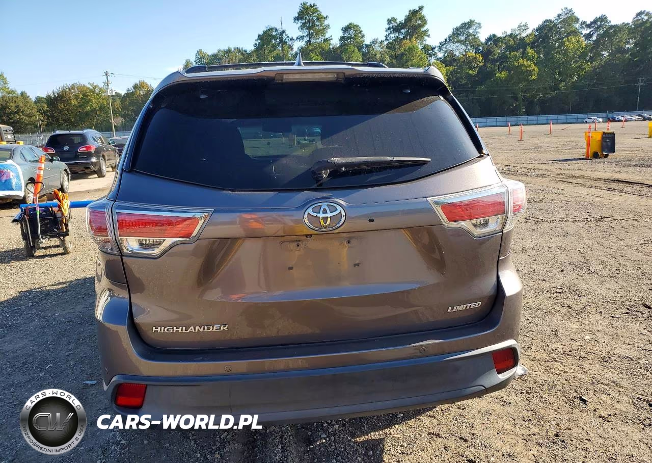 2014 Toyota Highlander Limited VIN:5TDYKRFH3ES036638 - 6