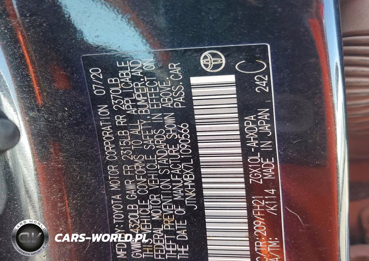 2020 Toyota C-Hr Le VIN:JTNKHMBX7L1090566 - 13
