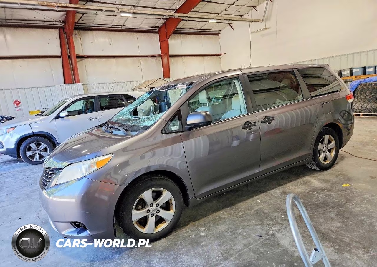 2012 Toyota Sienna Base 7-Passenger VIN:5TDZK3DC7CS187634 - 1