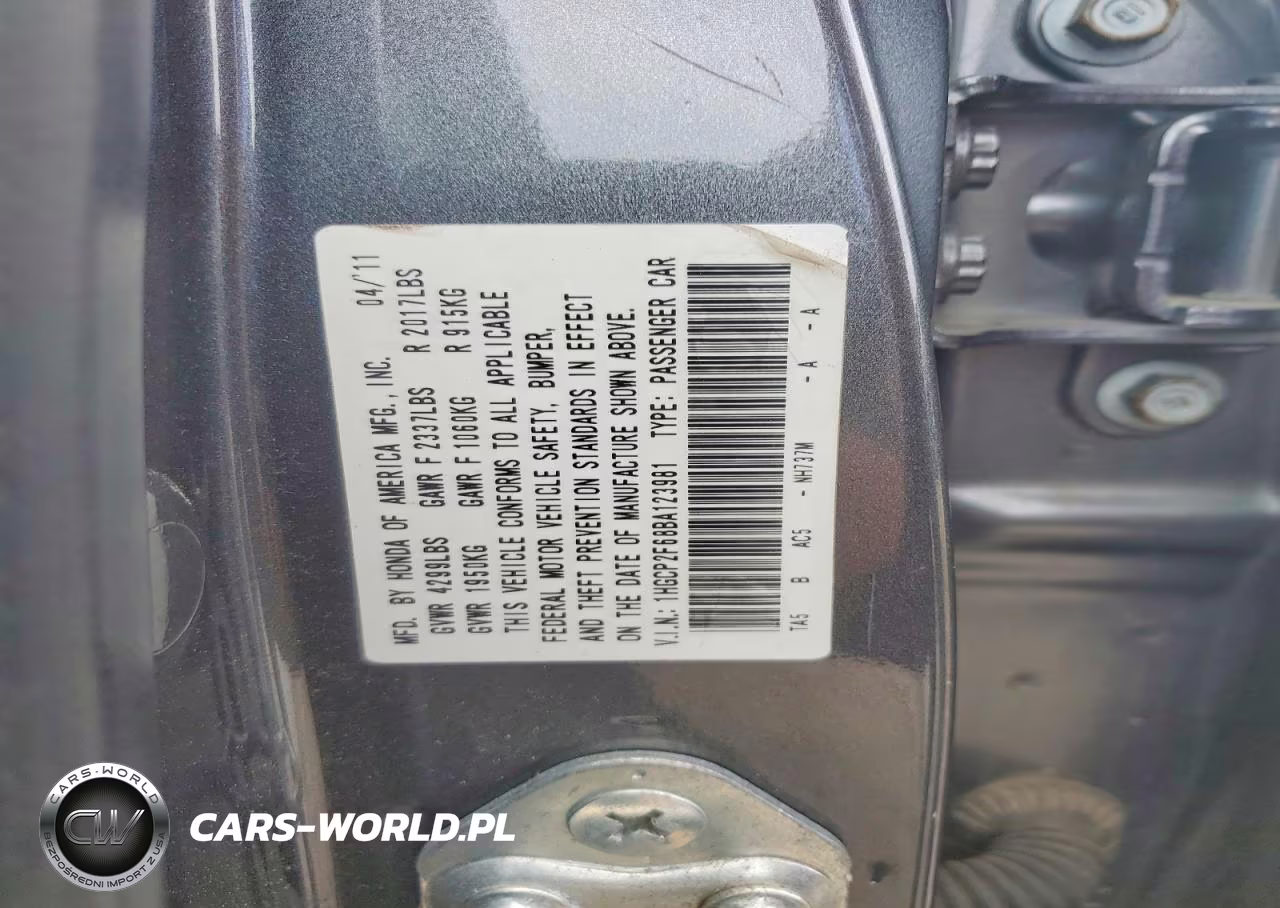 2011 Honda Accord Se VIN:1HGCP2F68BA123981 - 12