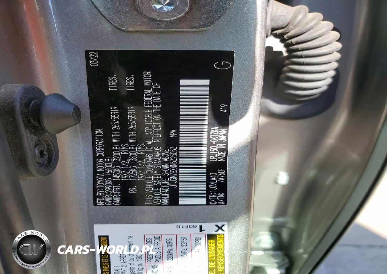2022 Lexus Gx 460 Luxury VIN:JTJGM7BX4N5325053 - 13