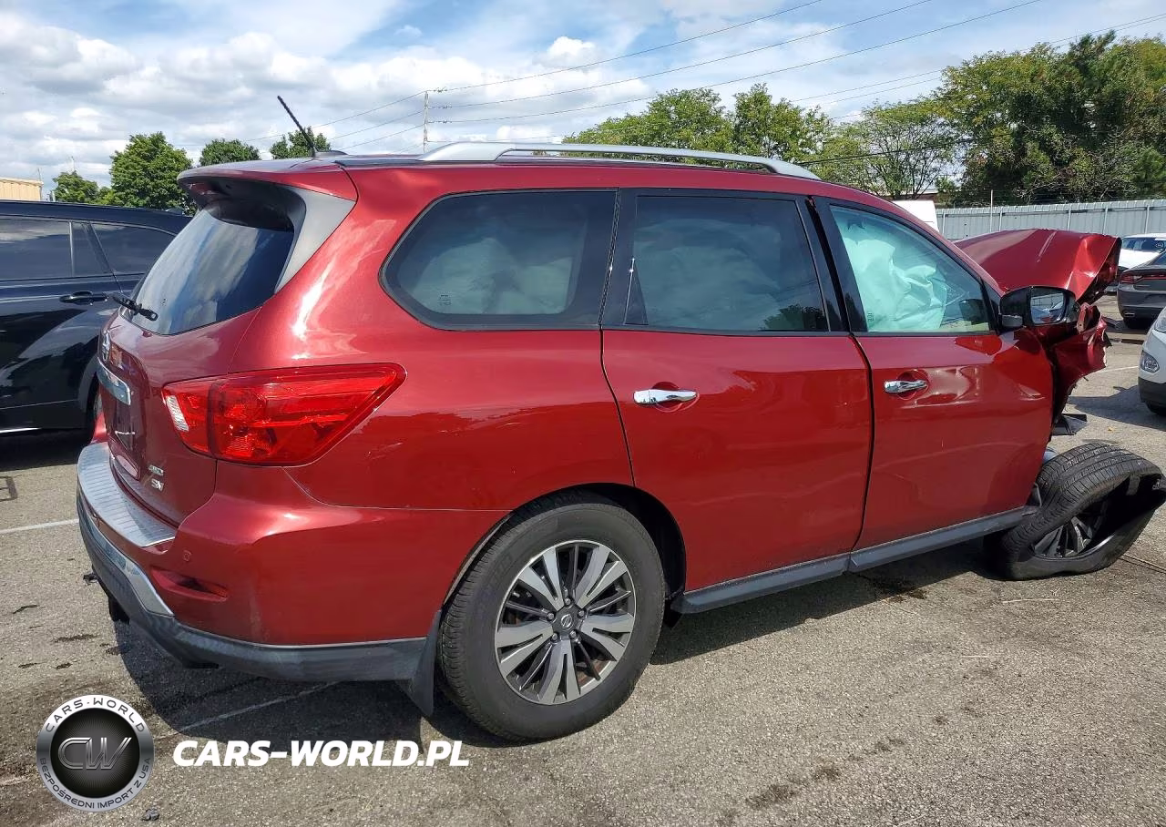 2017 Nissan Pathfinder Sv VIN:5N1DR2MM0HC659251 - 3