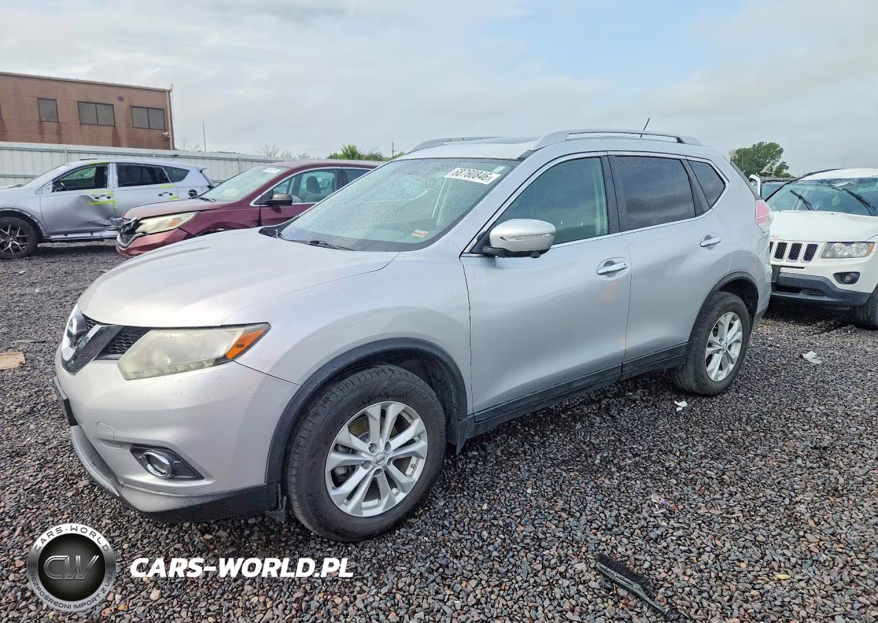 2015 Nissan Rogue Sv VIN:5N1AT2MV0FC801141 - 1