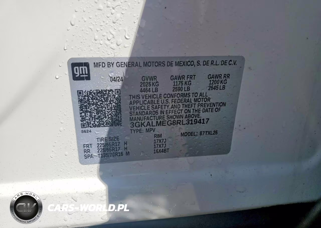 2024 GMC Terrain Sle VIN:3GKALMEG8RL319417 - 13