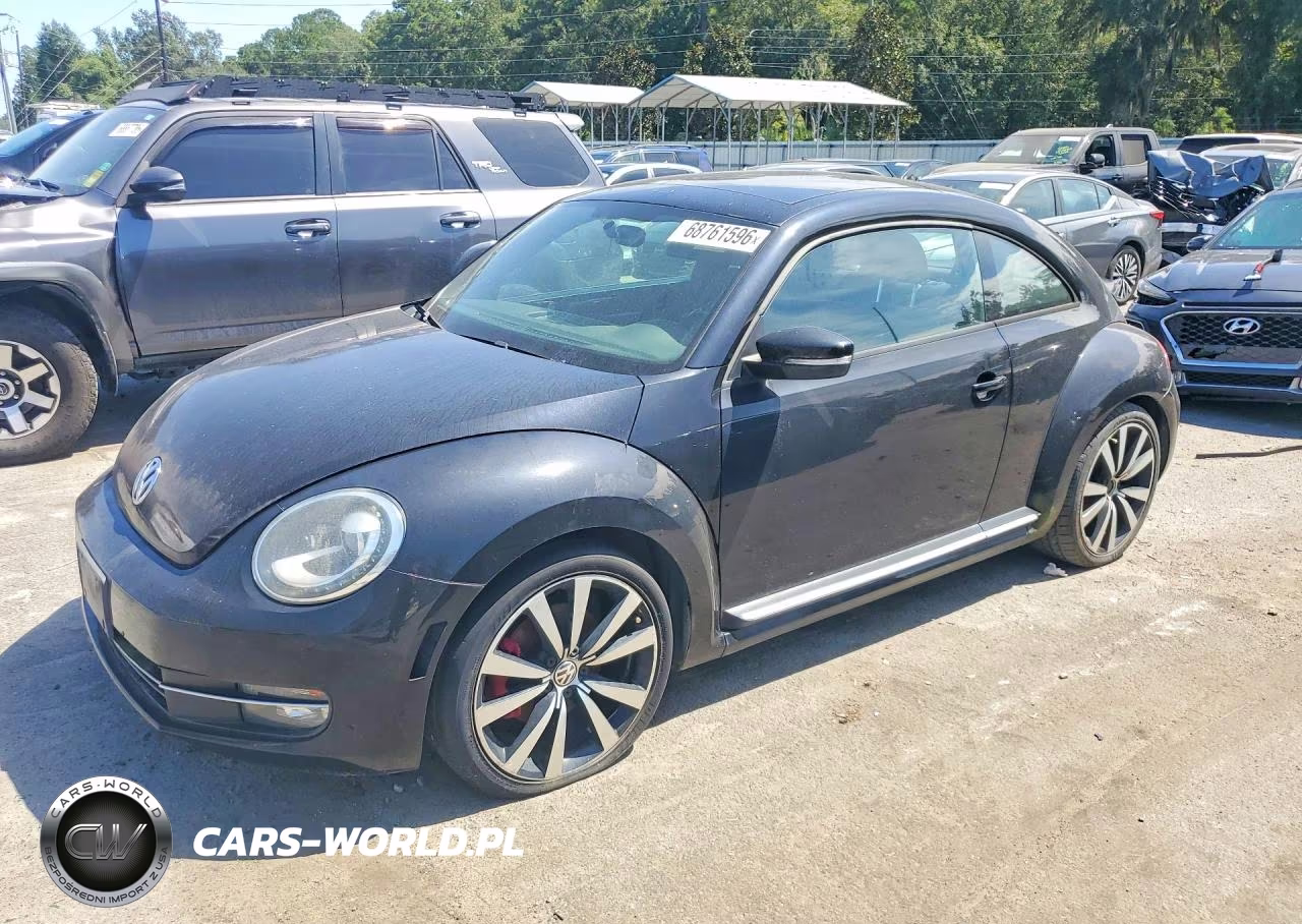 2012 Volkswagen Beetle Turbo VIN:3VWVA7AT3CM630615 - 1