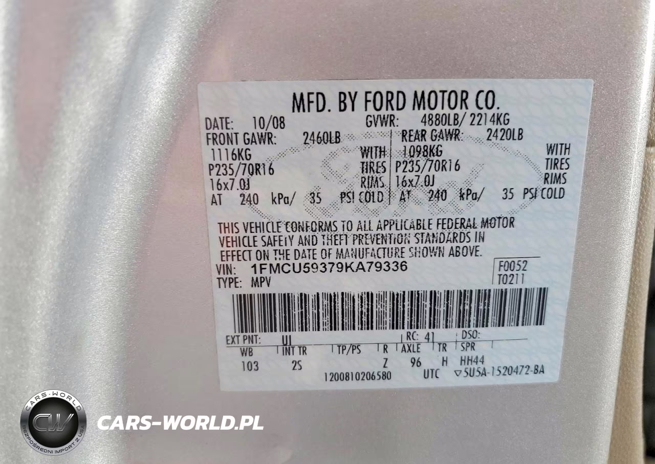 2009 Ford Escape Hybrid VIN:1FMCU59379KA79336 - 13