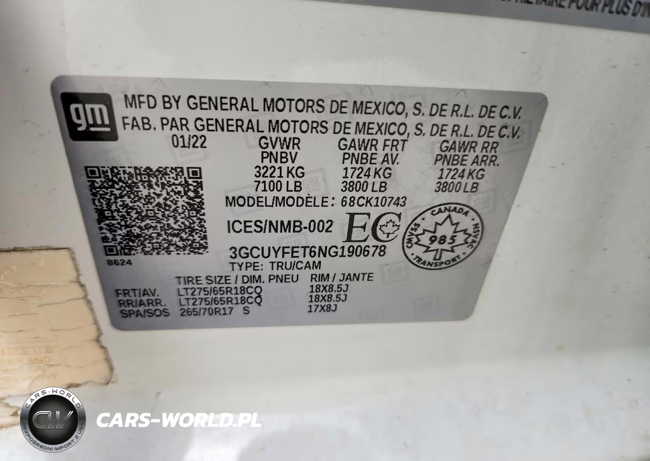 2022 Chevrolet Silverado Ltd K1500 Lt Trail Boss VIN:3GCUYFET6NG190678 - 12
