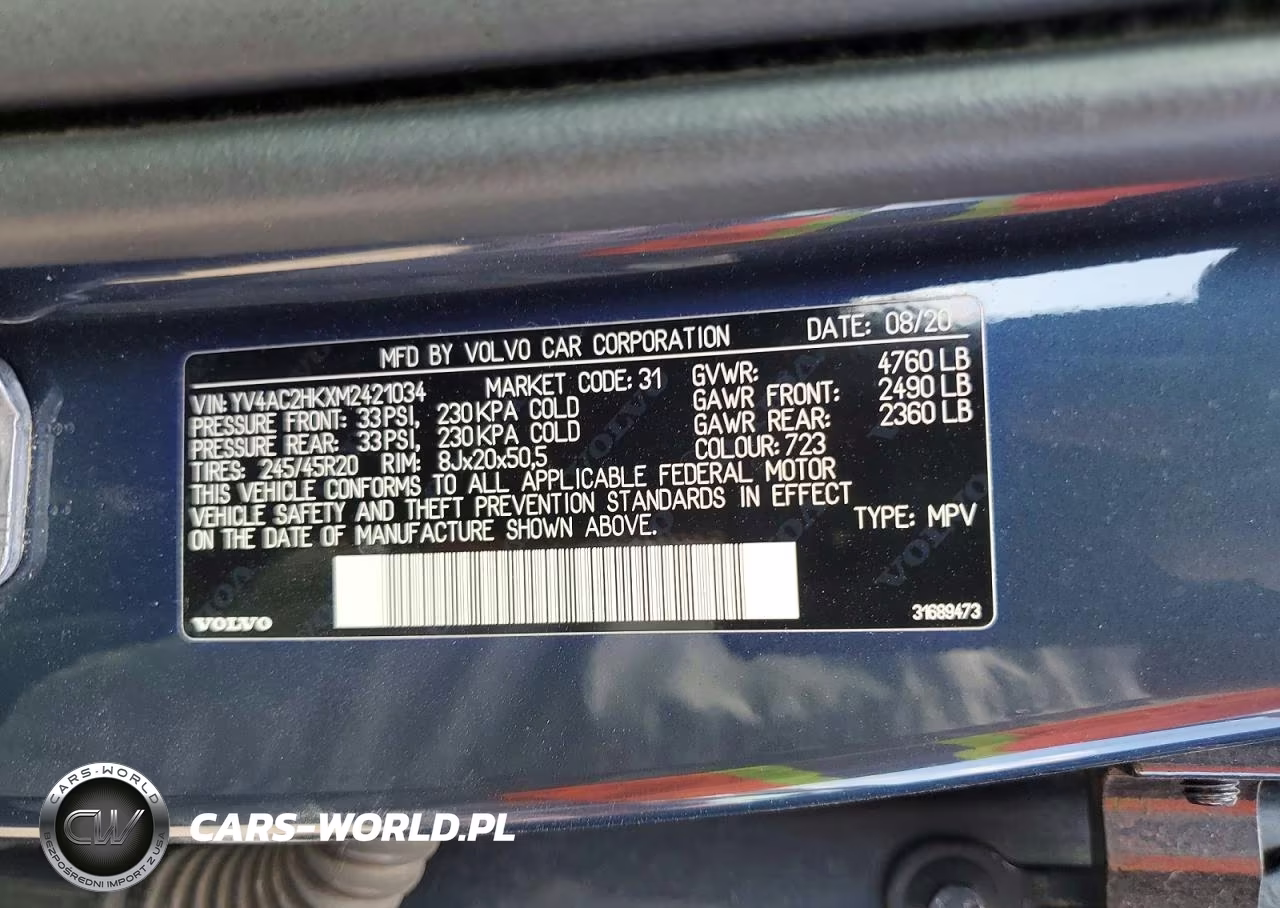 2021 Volvo Xc40 T4 Momentum VIN:YV4AC2HKXM2421034 - 14