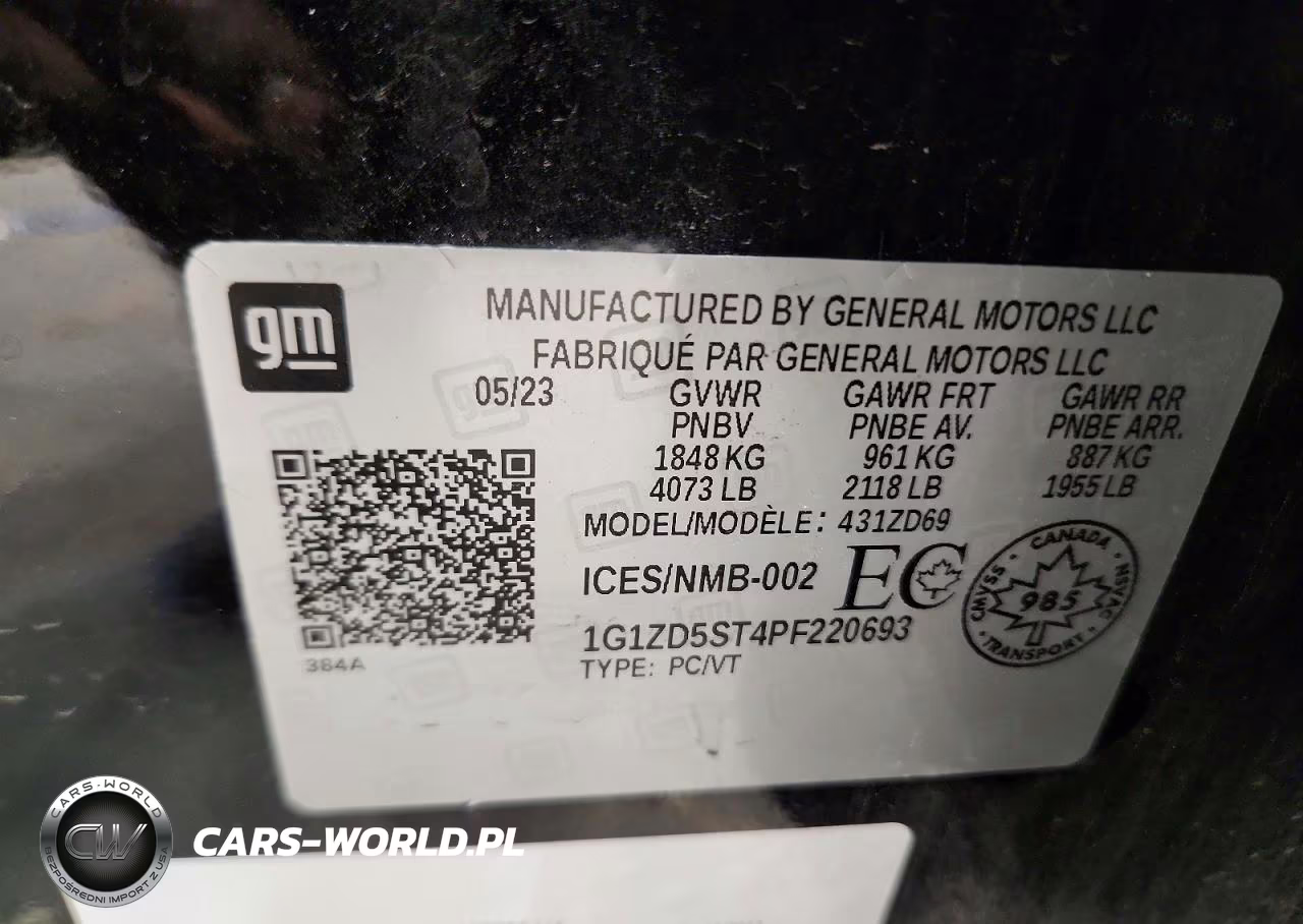 2023 Chevrolet Malibu Lt VIN:1G1ZD5ST4PF220693 - 12