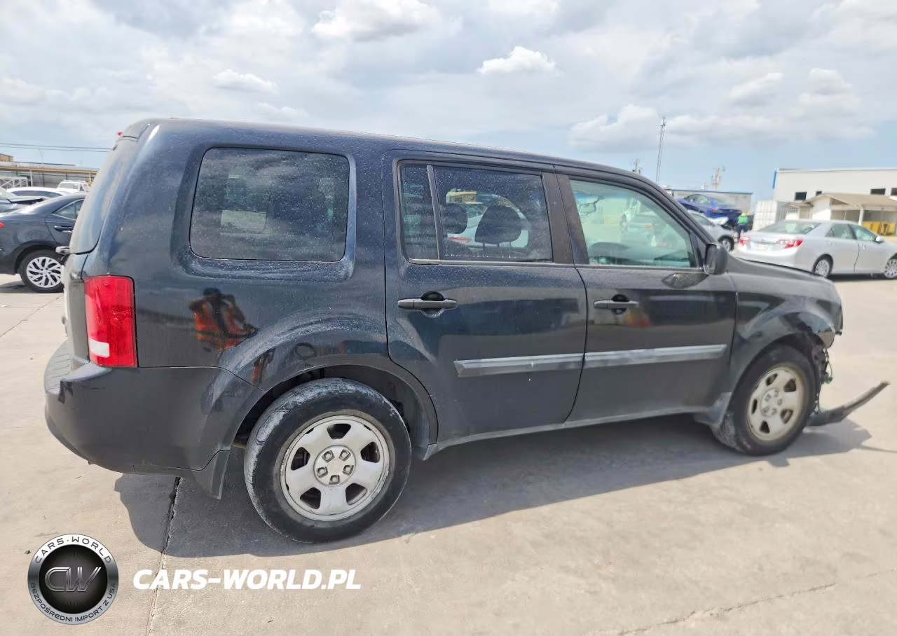 2012 Honda Pilot Lx VIN:5FNYF3H25CB032568 - 3