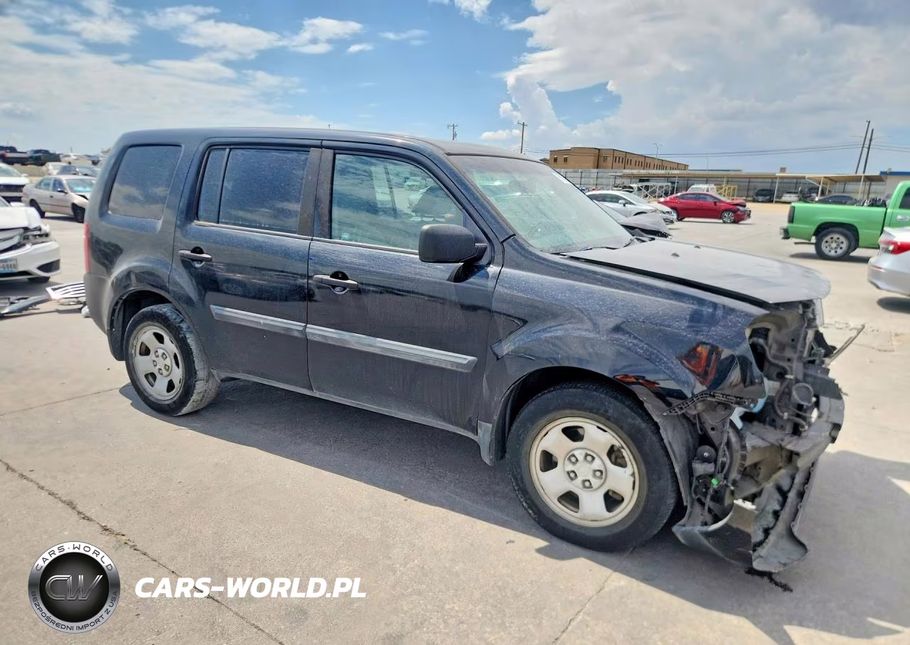 2012 Honda Pilot Lx VIN:5FNYF3H25CB032568 - 4