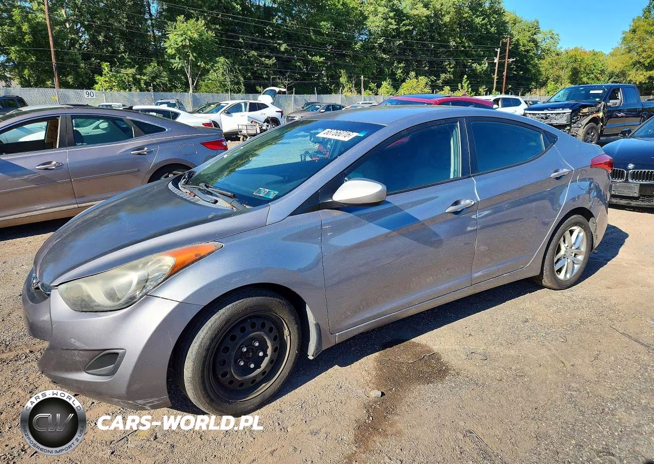 2013 Hyundai Elantra Gls VIN:KMHDH4AE6DU643118 - 1