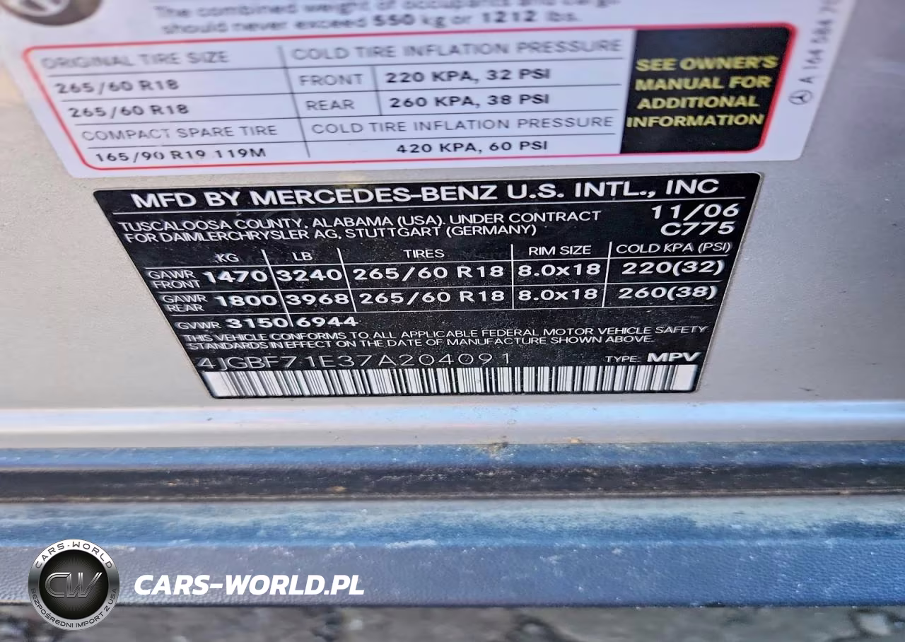 2007 Mercedes-Benz Gl 450 4Matic VIN:4JGBF71E37A204091 - 13