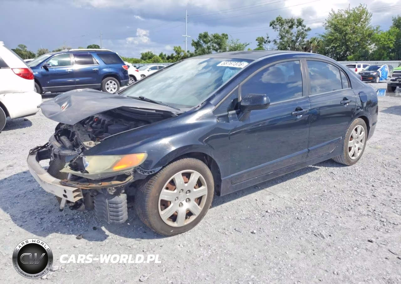 2008 Honda Civic Lx VIN:2HGFA15578H331507 - 1