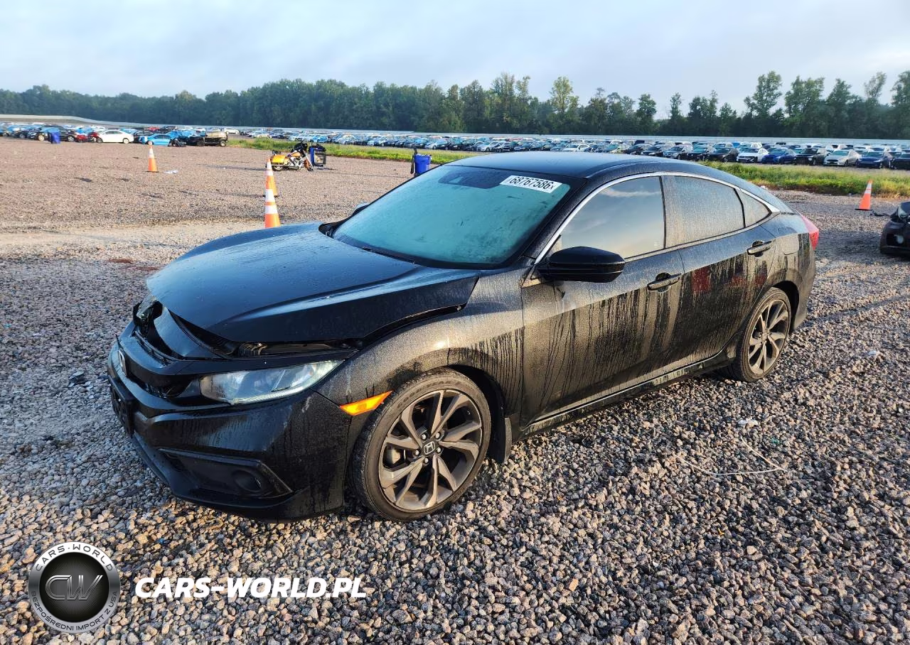 2019 Honda Civic Sport VIN:19XFC2F88KE047541 - 1