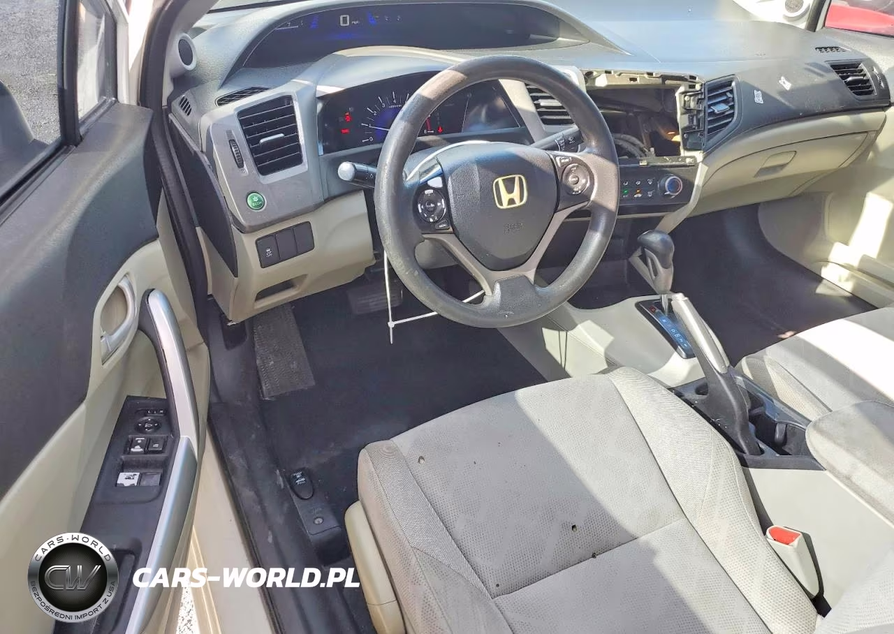 2012 Honda Civic Lx VIN:2HGFG3B51CH555993 - 8