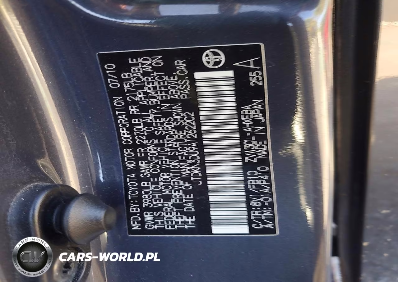 2010 Toyota Prius Iii VIN:JTDKN3DU9A1262202 - 12