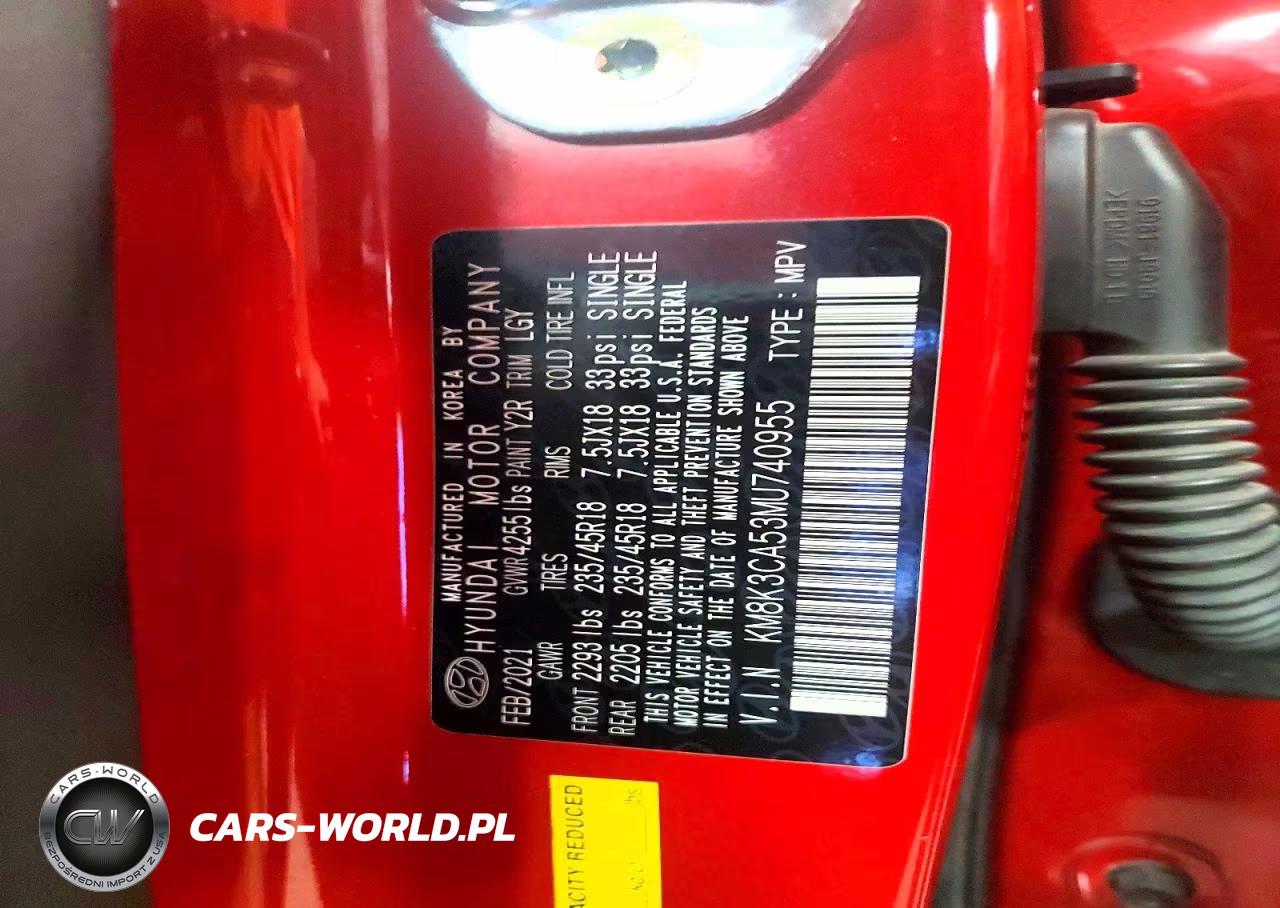 2021 Hyundai Kona Limited VIN:KM8K3CA53MU740955 - 13