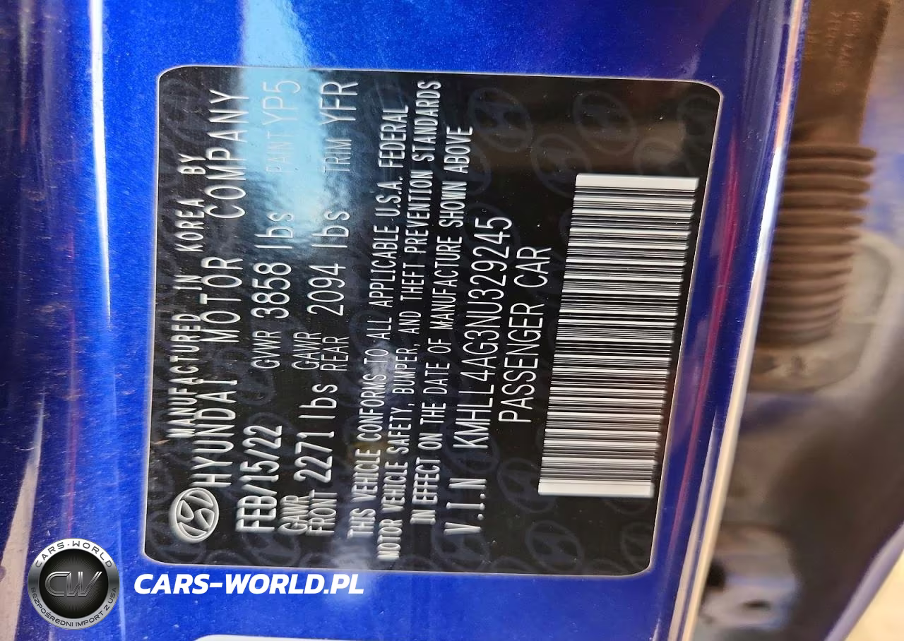 2022 Hyundai Elantra Se VIN:KMHLL4AG3NU329245 - 12
