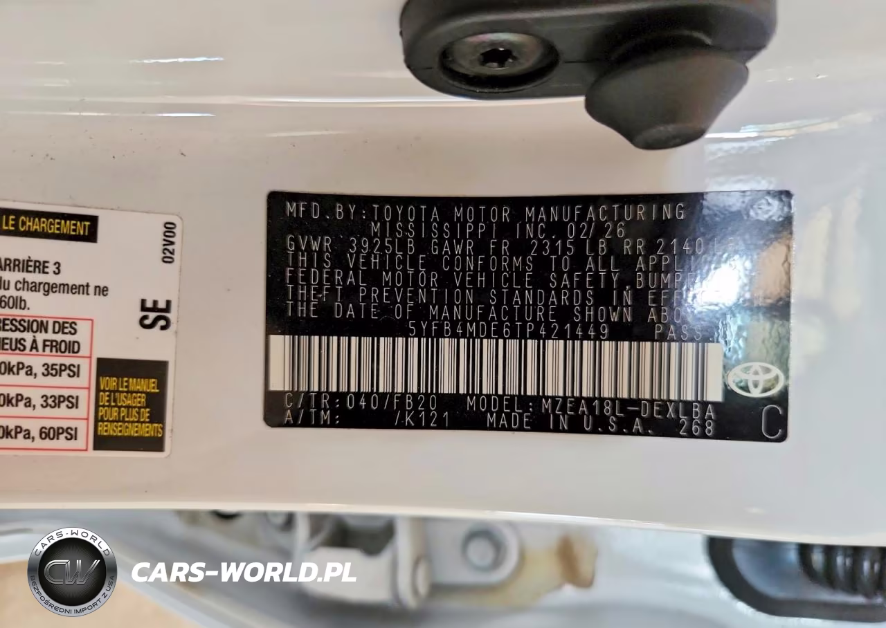 2026 Toyota Corolla Le VIN:5YFB4MDE6TP421449 - 13
