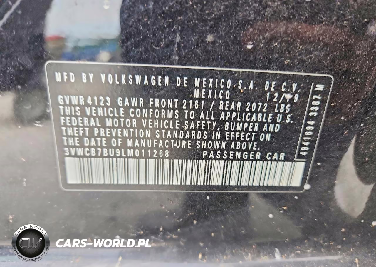 2020 Volkswagen Jetta S VIN:3VWCB7BU9LM011268 - 12