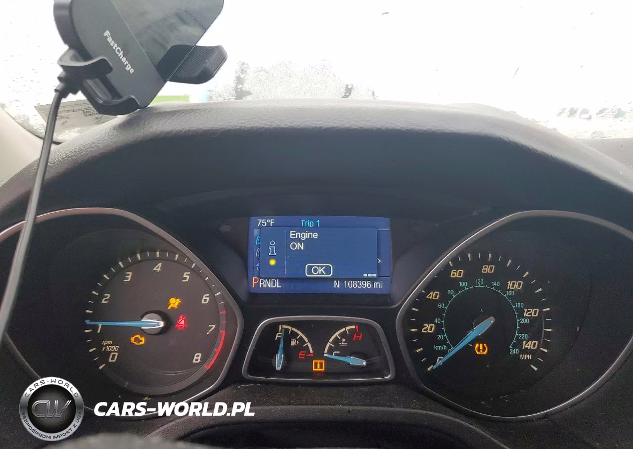 2017 Ford Focus Se VIN:1FADP3F21HL227379 - 9