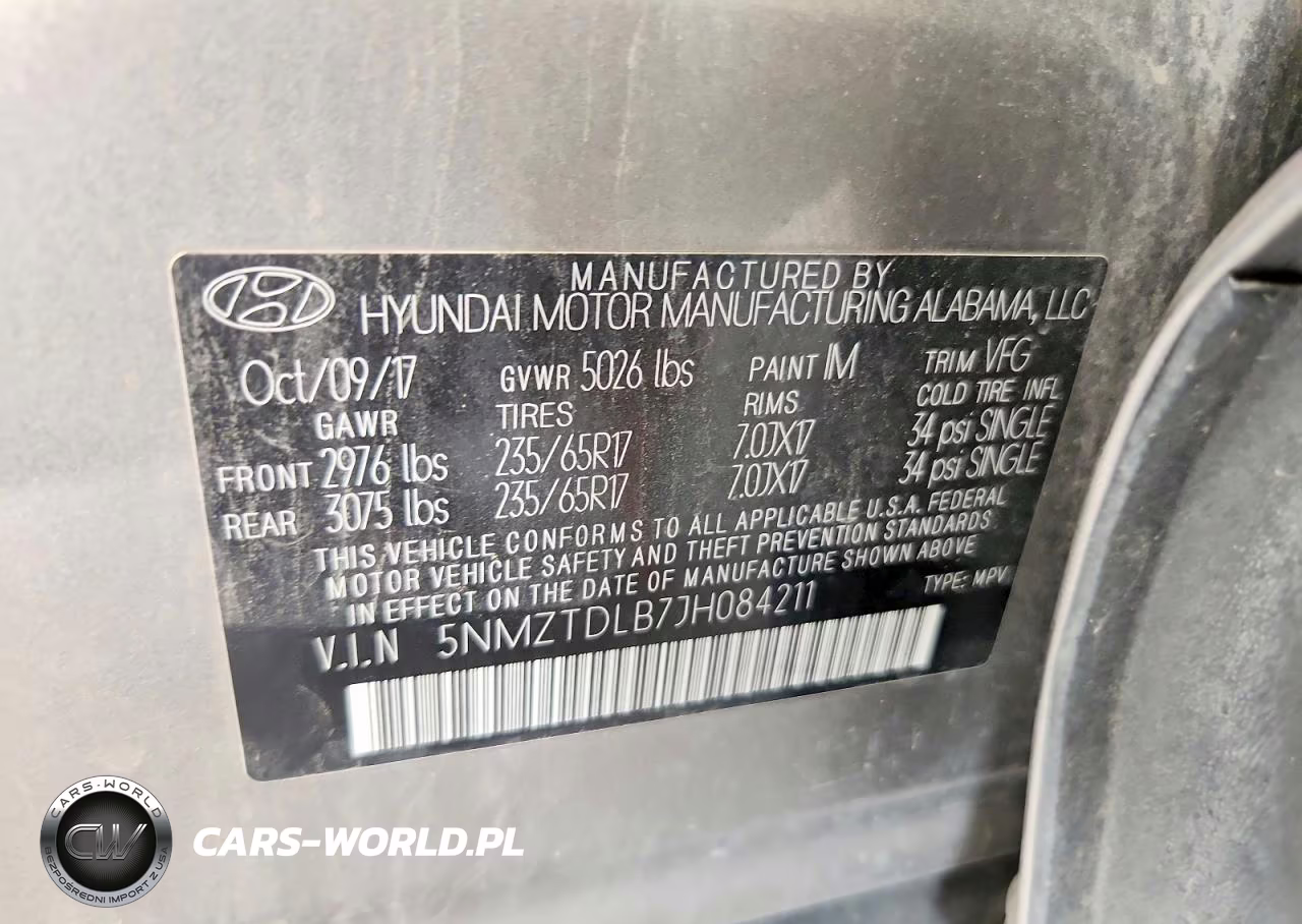 2018 Hyundai Santa Fe Sport 2.4L VIN:5NMZTDLB7JH084211 - 13
