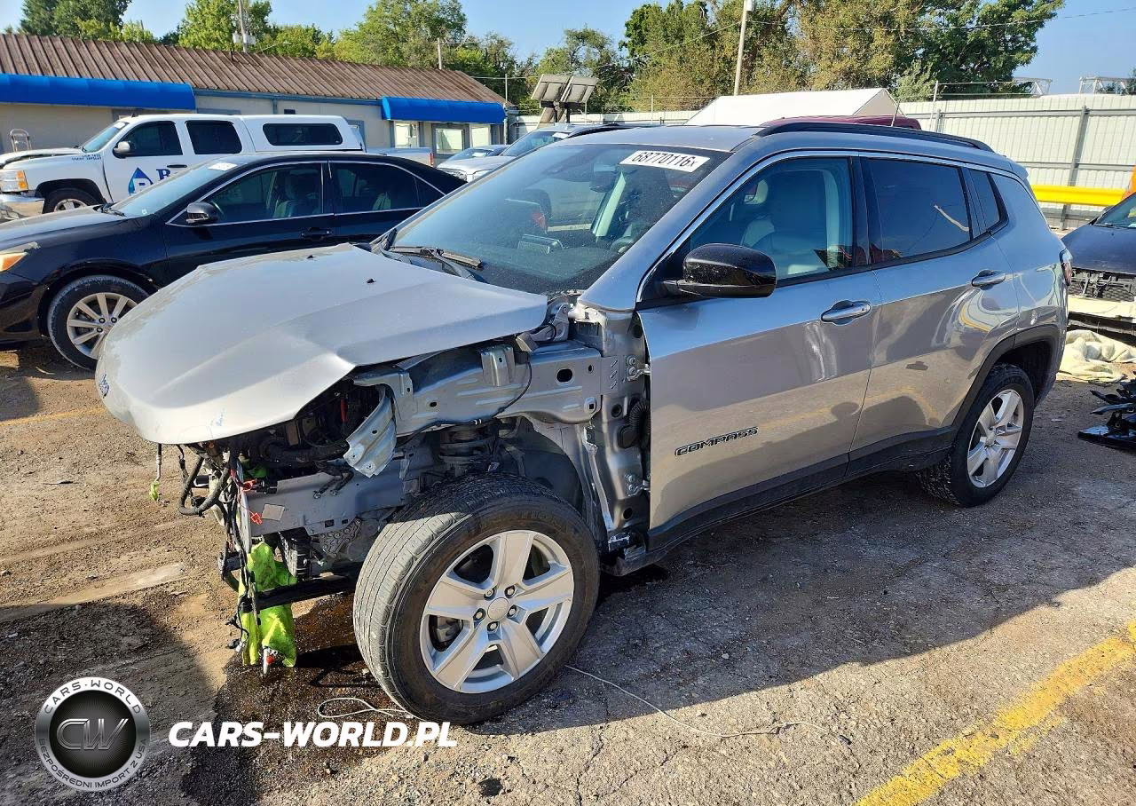 2022 Jeep Compass Latitude VIN:3C4NJDBB8NT134693 - 1